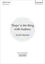 'Hope' is the thing with feathers