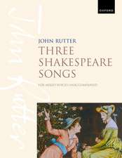 Three Shakespeare Songs