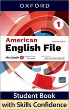 American English File fourth edition Level 1 Student Book & Workbook with access to Skills Confidence multi-pack A: Print Student Book & Workbook with 2 years' access to Skills Confidence multi-pack A.