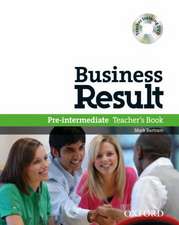 Business Result: Pre-Intermediate: Teacher's Book Pack: Business Result Teacher's Book with Teacher Training DVD