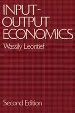 Input-Output Economics