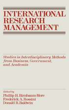 International Research Management