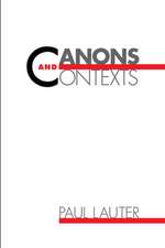 Canons and Contexts