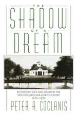 The Shadow of a Dream: Economic Life and Death in the South Carolina Low Country, 1670-1920