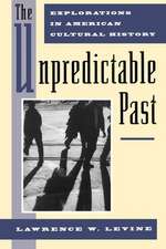 The Unpredictable Past: Explorations in American Cultural History