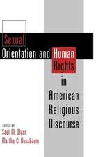 Sexual Orientation and Human Rights in American Religious Discourse