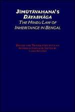 Jimutavahana's Dayabhaga: The Hindu Law of Inheritance in Bengal