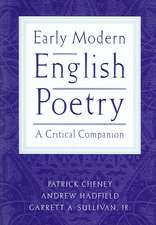 Early Modern English Poetry