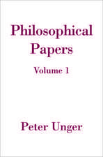 Philosophical Papers: Volume One