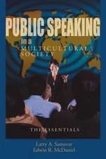 Public Speaking in a Multicultural Society