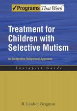 Treatment for Children with Selective Mutism