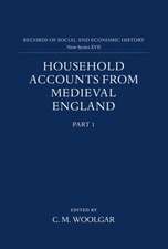 Household Accounts from Medieval England: Part 1: Introduction, Glossary, Diet Accounts (i)