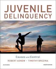 Juvenile Delinquency: Causes and Control