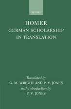 Homer: German Scholarship in Translation