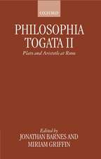 Philosophia Togata II: Plato and Aristotle at Rome