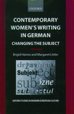 Contemporary Women's Writing in German