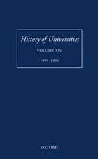 History of Universities: Volume XIV: 1995-1996