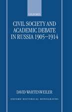 Civil Society and Academic Debate in Russia 1905-1914