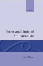 Forms and Limits of Utilitarianism