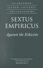 Sextus Empiricus: Against the Ethicists