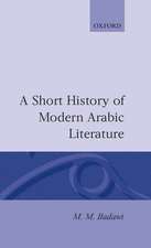 A Short History of Modern Arabic Literature