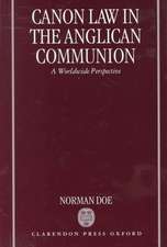 Canon Law in the Anglican Communion