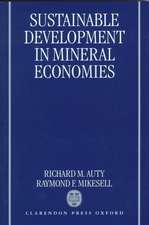 Sustainable Development in Mineral Economies