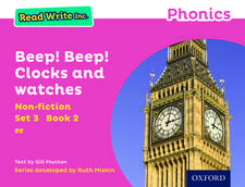 Read Write Inc. Phonics: Beep! Beep! Clocks and Watches (Pink Set 3 Non-fiction 2)