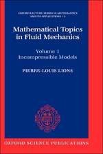 Mathematical Topics in Fluid Mechanics: Volume 1: Incompressible Models