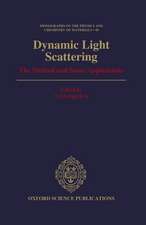 Dynamic Light Scattering: The Method and Some Applications