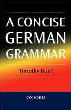 A Concise German Grammar