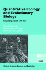 Quantitative Ecology and Evolutionary Biology: Integrating models with data