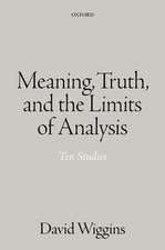 Meaning, Truth, and the Limits of Analysis