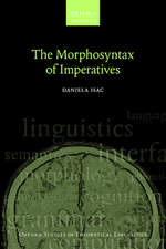 The Morphosyntax of Imperatives