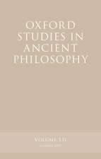 Oxford Studies in Ancient Philosophy, Volume 52