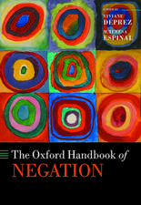 The Oxford Handbook of Negation