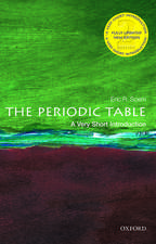 The Periodic Table: A Very Short Introduction