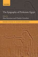 The Epigraphy of Ptolemaic Egypt