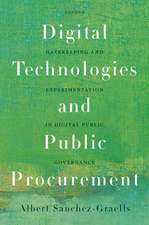 Digital Technologies and Public Procurement