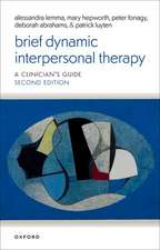 Brief Dynamic Interpersonal Therapy