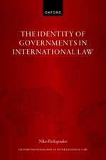 The Identity of Governments in International Law