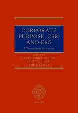 Corporate Purpose, CSR, and ESG