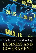 The Oxford Handbook of Business and Government