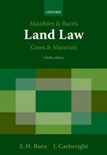 Maudsley & Burn's Land Law Cases and Materials