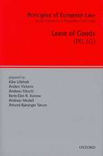 Principles of European Law: Lease of Goods