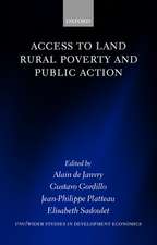 Access to Land, Rural Poverty, and Public Action