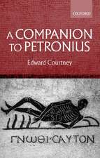 A Companion to Petronius