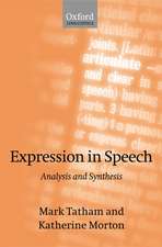 Expression in Speech: Analysis and Synthesis