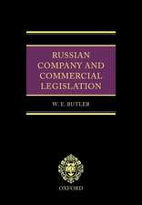 Russian Company and Commercial Legislation