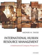 International Human Resource Management: A Multinational Company Perspective